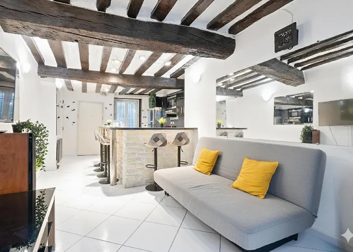 Notre Dame De Luxurious 1br-4p With Netflix Appartement *